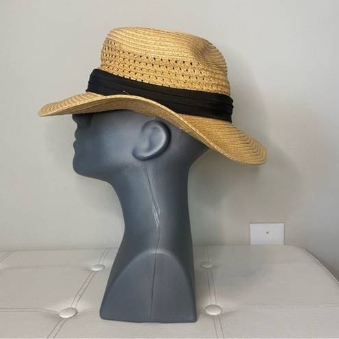 Tommy Bahama  Straw Sun Hat Size Large XL Paper Braid Coolmax SPF 50+ Beach Sun