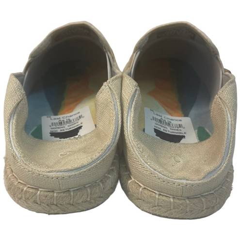 Olukai  Kaula Pa'a Kapa Espadrilles Tapa Slip-On Loafer Shoes Women’s Size 8.5
