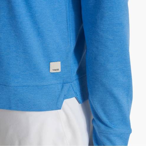 Vuori  Halo Essential Hoodie in Baltic Blue- S