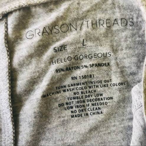 Grayson Threads Grayson Womens Sleeveless Threads Graphic Tank Size L