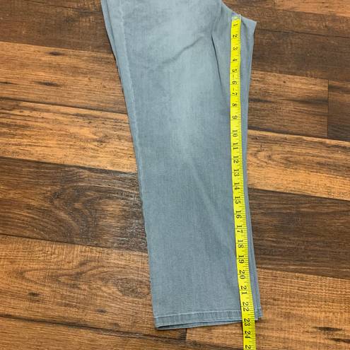 Charter Club Jeans Womens 14 Bristol Capri Lightwash Gray Denim