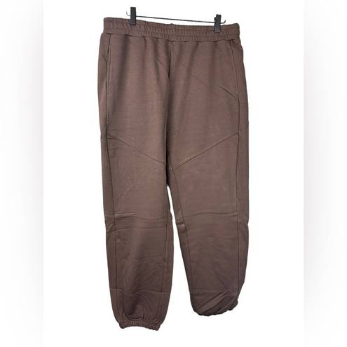 Naked Wardrobe  Jogger Sweatpants Chocolate Size Large