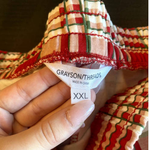 Grayson Threads  Red Christmas Flannel PJ Pants size XXL