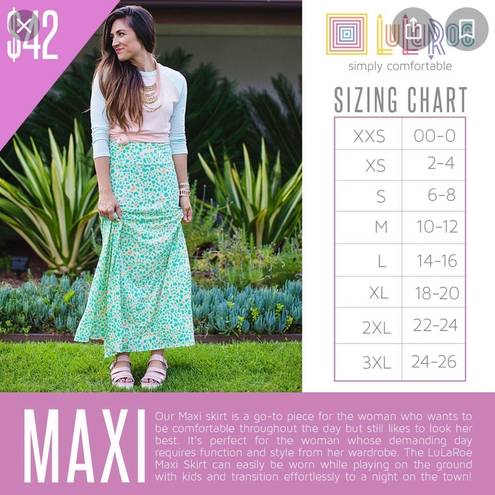 LuLaRoe NWOT LLR Maxi Skirt