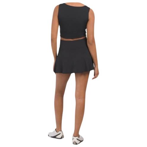 Yogalicious Airlux Princess Black Skort Set Medium