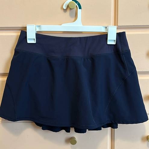 CRZ Yoga  Navy Pleated Tennis Skirt Small