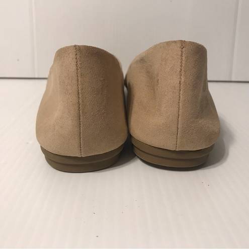 American Eagle  tan round toe flats shoe women size 12 W