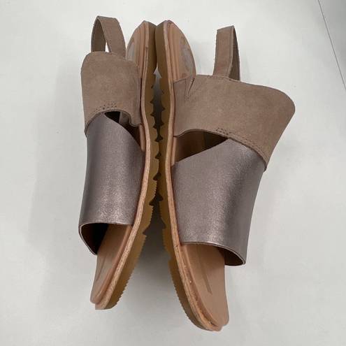 Sorel  Ella II Slingback Sandal in Ash Brown Chalk Size 11 MSRP $90