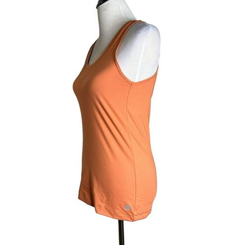 Gottex  Women's Racerback Tank Top Orange Open Back Athletic Sleeveless Size M