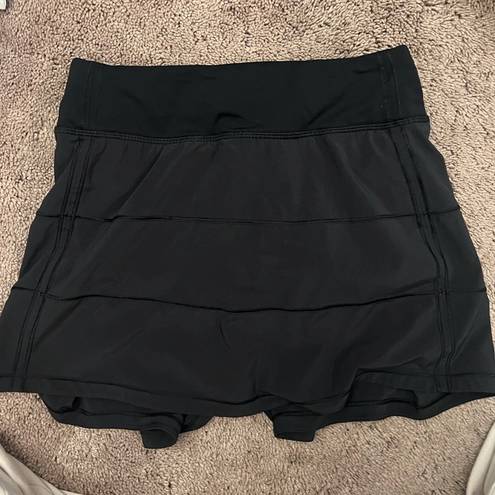 Lululemon Pace Rival Mid-Rise Skirt Long in Black Size 2