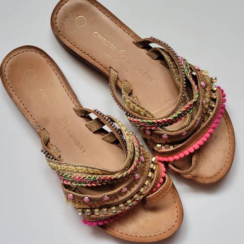 Modcloth  Chinese Laundry Palma flat sandals size 7½