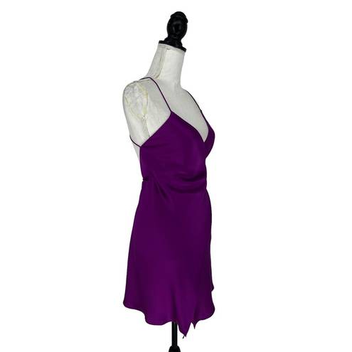 Michelle Mason Mason by  Strappy Silk Wrap Dress in Orchid