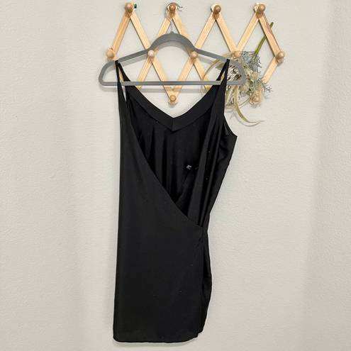 Mango MNG Suit Black Embellished Slip Mini Dress XS