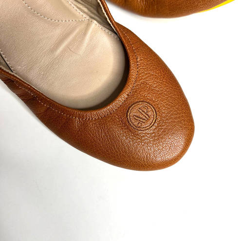 Parker April  Perfect Flats Brown Leather Shoe Size 9