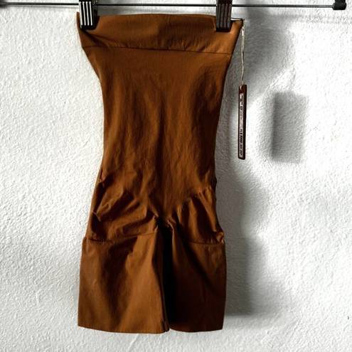 SKIMS NEW  Everyday Sculpt High Waist Above The Knee Shorts Womens S Ochre