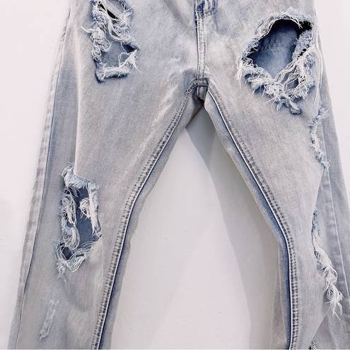 One Teaspoon  Awesome Baggies Jeans in 1966 Distressed Acid Wash Relaxed Fit