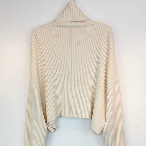 Solace London  Nosara Extended Cuffed Sleeve Turtleneck Sweater US Size 6