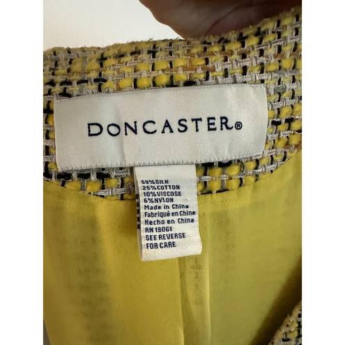 Doncaster  Yellow Multi Blazer Jacket Size 12