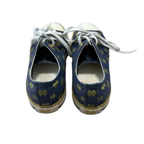 The Row  One Notre Dame Blue Gold Sneakers Unisex Men's 6 Women's 7.5