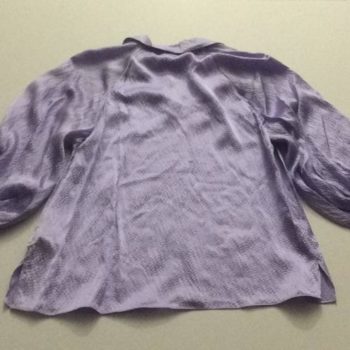 Massimo Dutti NWT  Orchid Silk Tunic Blouse Size 2