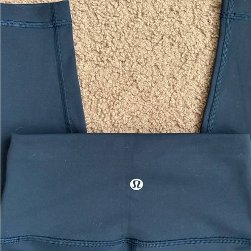 Lululemon Wunder Train High-Rise Tight 28" Mineral Blue Size 2