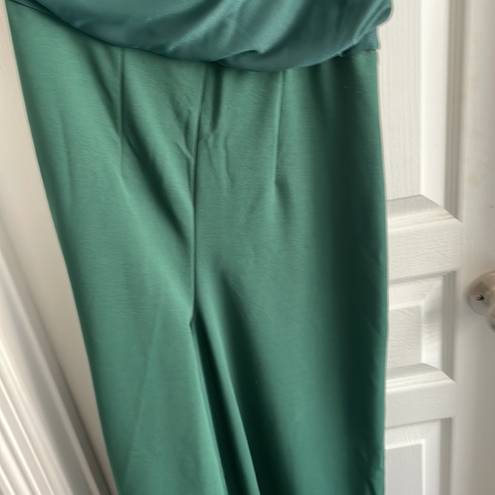 Nordstrom Love Design Nordstroms One Shoulder Green Romper size S