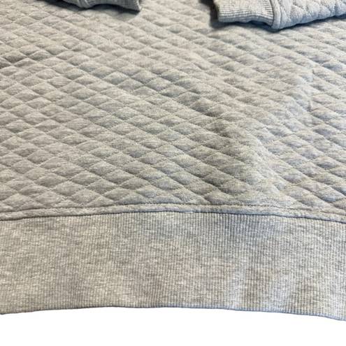 Zyia  Active | Grey Quilited Waffle Hoodie | Womens Size XS