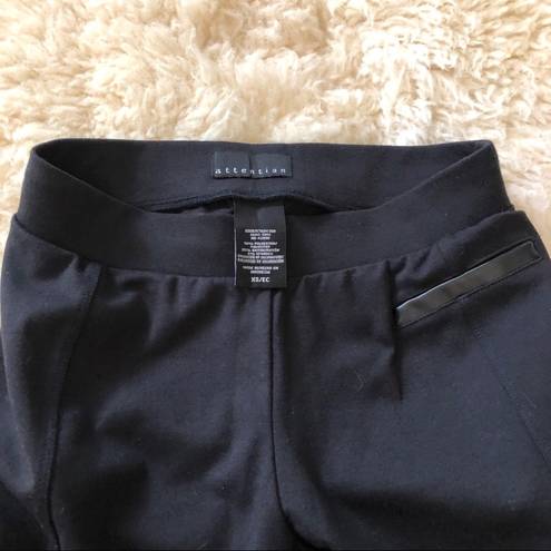 Attention  Leggings Pants Black Stretch Elastic