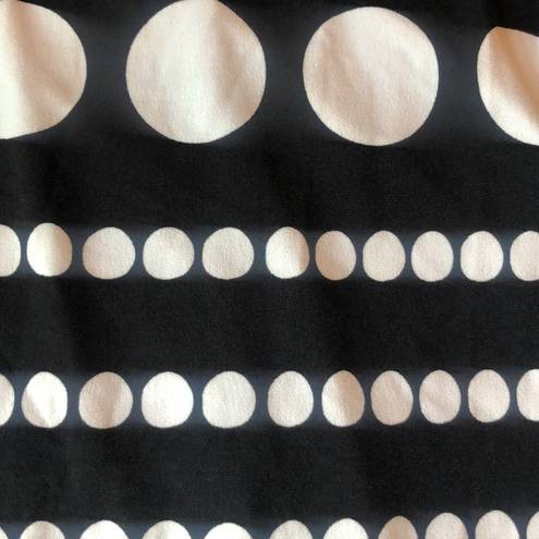 Donna Morgan  size 12 polka dot dress black and white