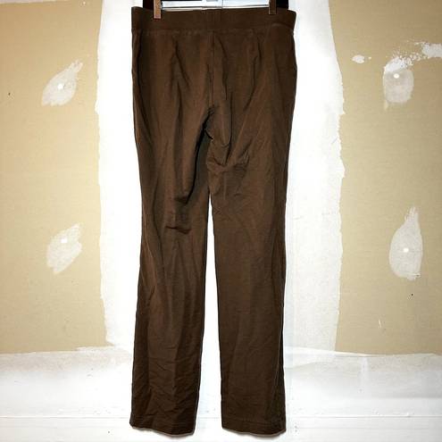 J.Jill  PureJill High Waisted Leggings Cotton Stretch Pull On Elastic Brown S