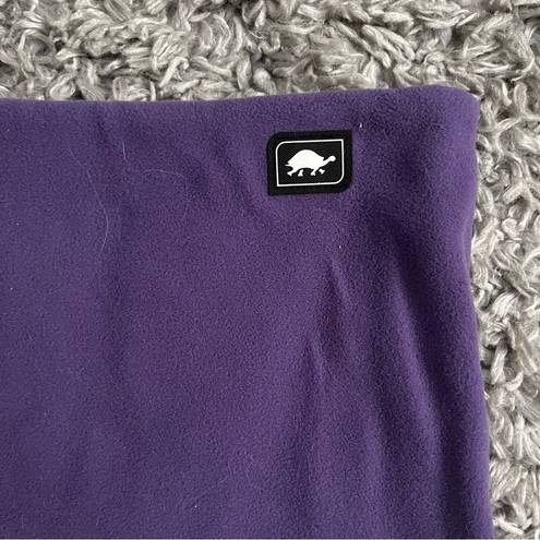 Turtle fur double layer neck warmer ski mask Chelonia 150 fleece Purple