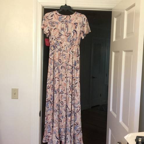 Isabel Maternity 𝅺 Patterned Maxi Dress Size XS NWT