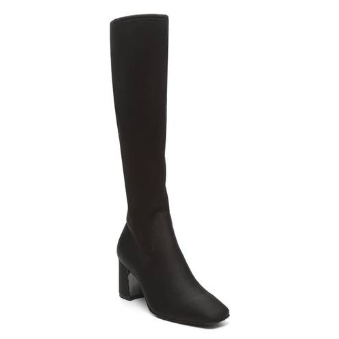 Donald Pliner  Cassidy Black Crepe Tall Shaft Boot Size 5M New in Box Retail $268