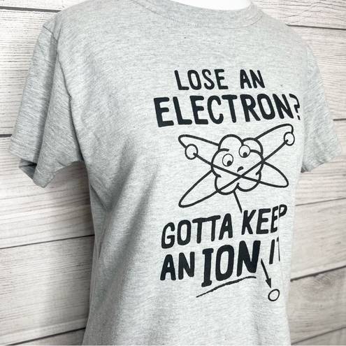 Tultex Funny Atomic Ion Electricity Science T-Shirt Women’s Size XL