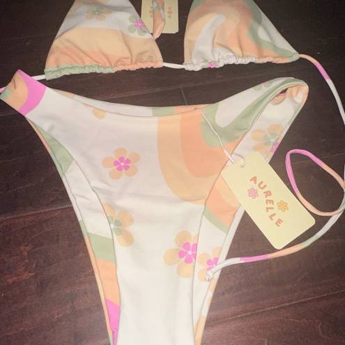 Aurelle Swim Aurelle Floral Women’s Bikini Set Size Small