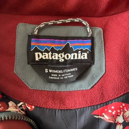 Patagonia  Bivy Goose Down Puffer Jacket RARE Mushroom Pattern