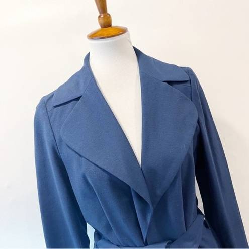 Chelsea28  Navy Trench Coat Size Small