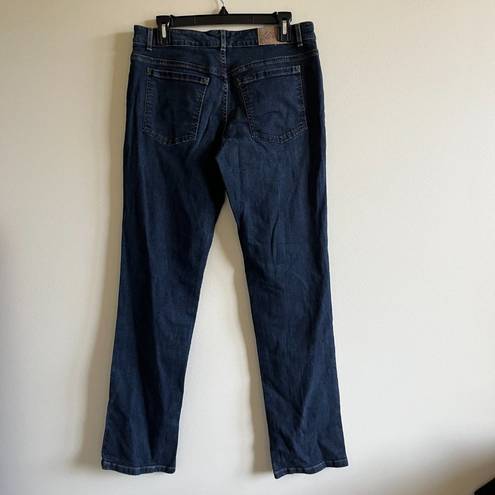 L.L.Bean  Blue Flare Jeans Womens Size 6 Dark Wash Denim