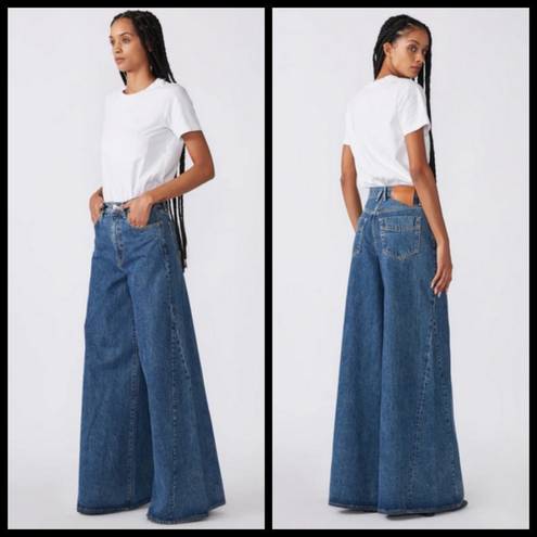 The Range 💕SLVRLAKE X ELLERY Twin Wide-Leg Jeans High Rise Blue Stone River 26 NWT