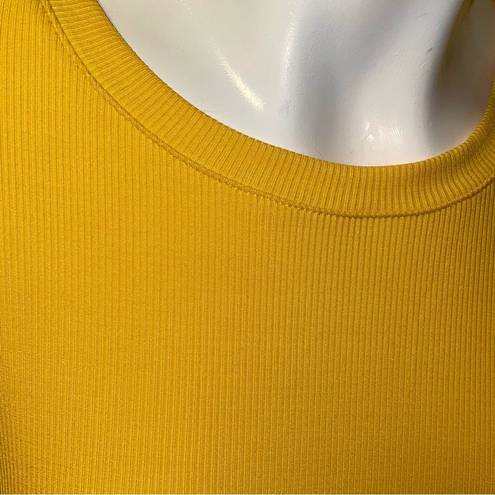 Rebecca Minkoff  Lily Tie Back Top Size Medium Yellow EUC