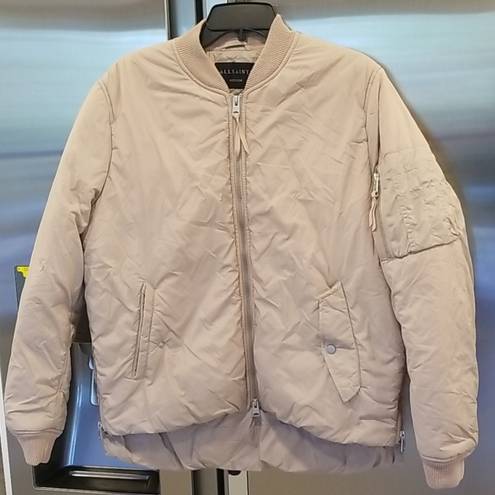 ALLSAINTS 💕💕 Tyne Bomber Jacket ~ Dusty Pink