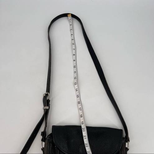 Roots  from Canada all leather black crossbody bag