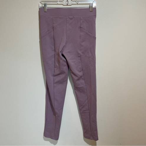 Betabrand  Skinny Leg Journey Pant Lilac Lavender Purple Stretch Size Small