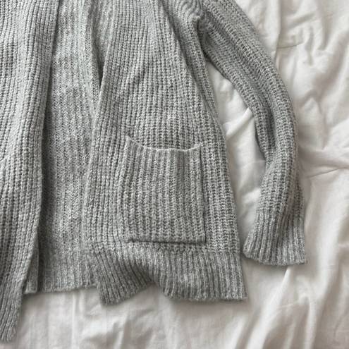 Full Tilt  Grey Open Front Cardigan