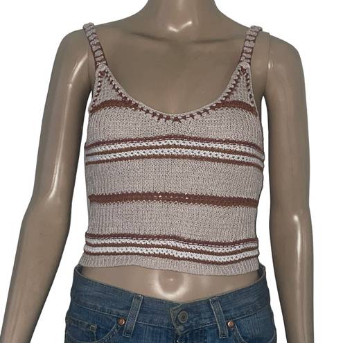 American Eagle Sweater Knit Cropped Tank Top