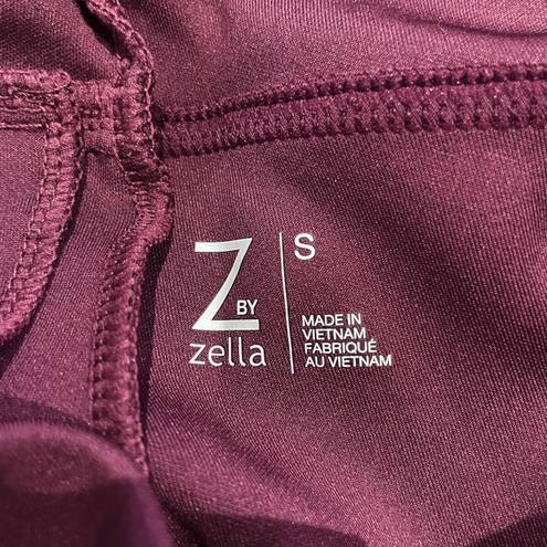 Z By Zella New  Pull On Ankle Pant Sobo Stretch Jersey Purple Nectar