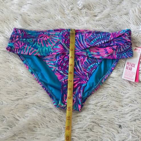 Lilly Pulitzer  Lagoon Sarong Hipster Bottom size 8