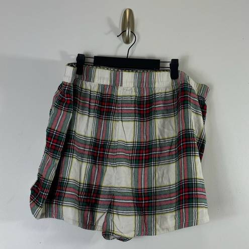 Aerie  Plaid Pajama Shorts Size XXL