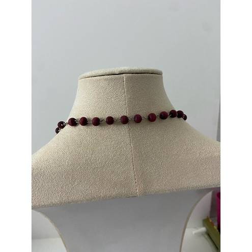 Boutique Red wood Pope Francis rosary