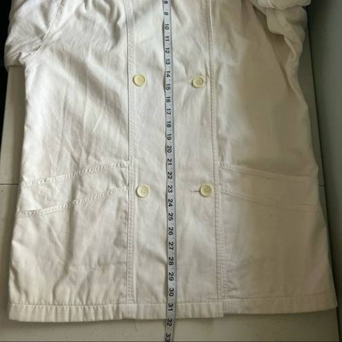 London Fog VINTAGE  white double breasted  peacoat size 12